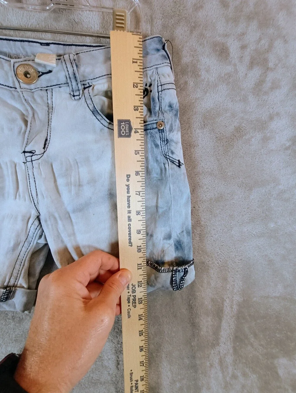 Justice Brand Girls Stylish Tie-Dye Girls Cuffed Hem Shorts Size 10 Reg